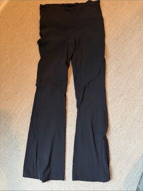 Lululemon Black High-Waist Flared Yoga Pants